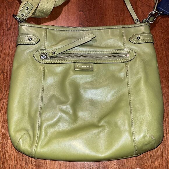 AUTHENTIC COACH CONVERTIBLE HOBO SHOULDER BAG, Green - Picture 2 of 8